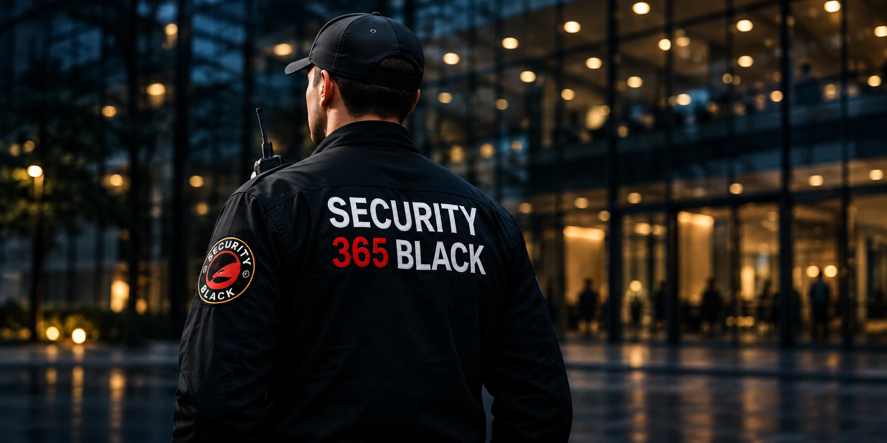 Agente uniformado de Security 365 Black